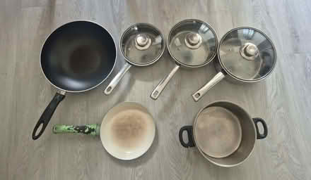 Photo of free Saucepans, wok and omelette pan (Westgate CT7) #1