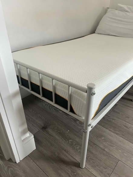 Photo of free single bed with frame (TW7 7BN) #2