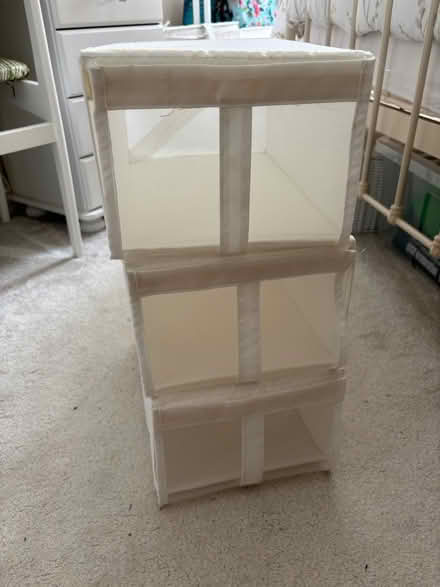 Photo of free Fabric shoe storage boxes (Marston OX3) #1