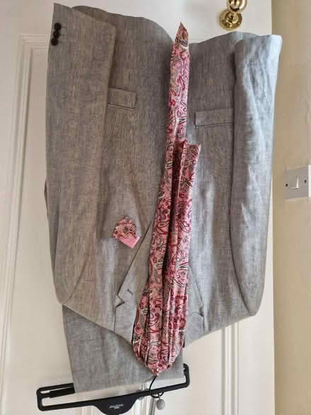Photo of free 2 x Men's grey suits vgc (Freuchie KY15) #1