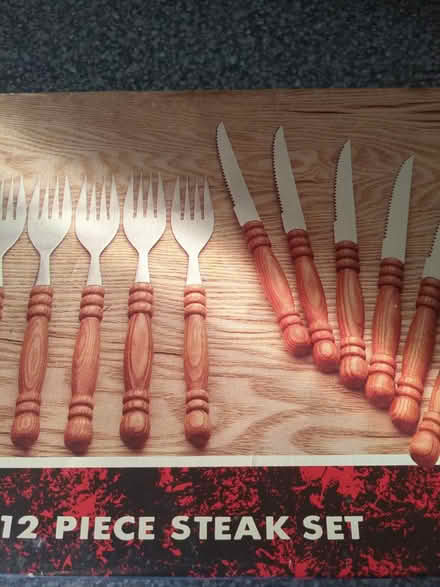 Photo of free 12 piece steak set (Bedford MK40) #1