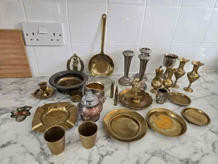 Photo of free Various brass decor pieces (Brockworth) #1