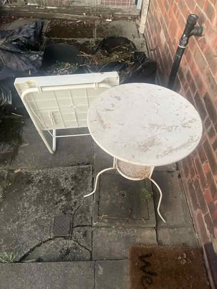 Photo of free Table and desk (Custom House E16) #1