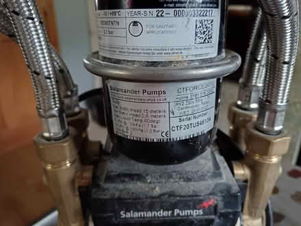 Photo of free Shower pump (Carnforth LA5) #3