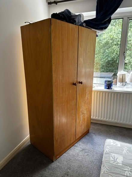 Photo of free Small double wardrobe wood (SL0 0pt) #1