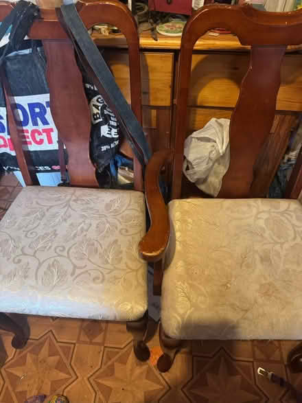 Photo of free 4 dining chairs 1carver (Oldland Common BS30) #2