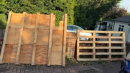 Photo of free Wooden pallets/panels (CR8 4) #2