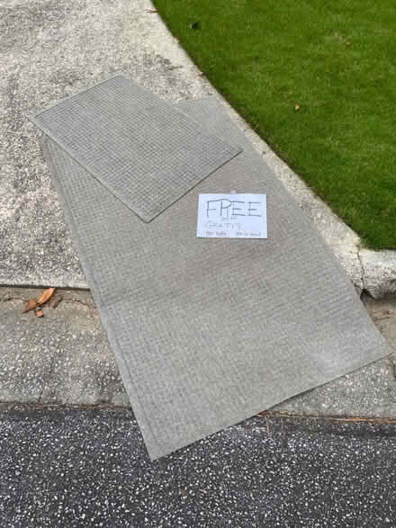 Photo of free 2- Floor rugs/mats Water Hog Brand (ITP-Buckhead Margaret Mitchell) #1