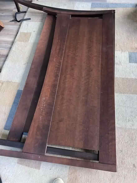 Photo of free Dark Wood Queen Bedframe (Larkspur) #2