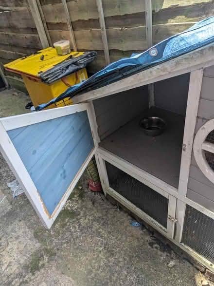 Photo of free Double Decker Rabbit Hutch (Old Trafford M16) #2