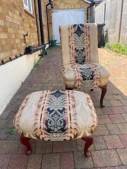 Photo of free Chair and footstool (Northchurch HP4) #1