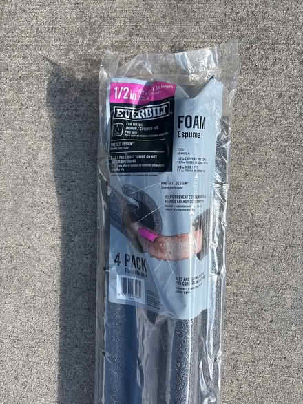 Photo of free Pipe insulating foam (Colbert) #2