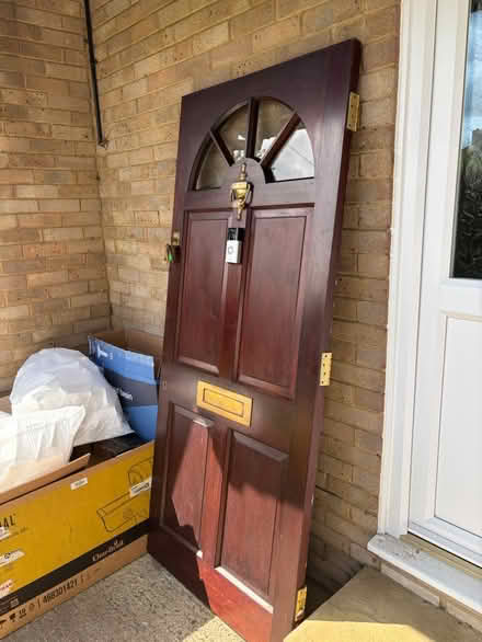 Photo of free Hard wood front door (TN30 6EH) #1