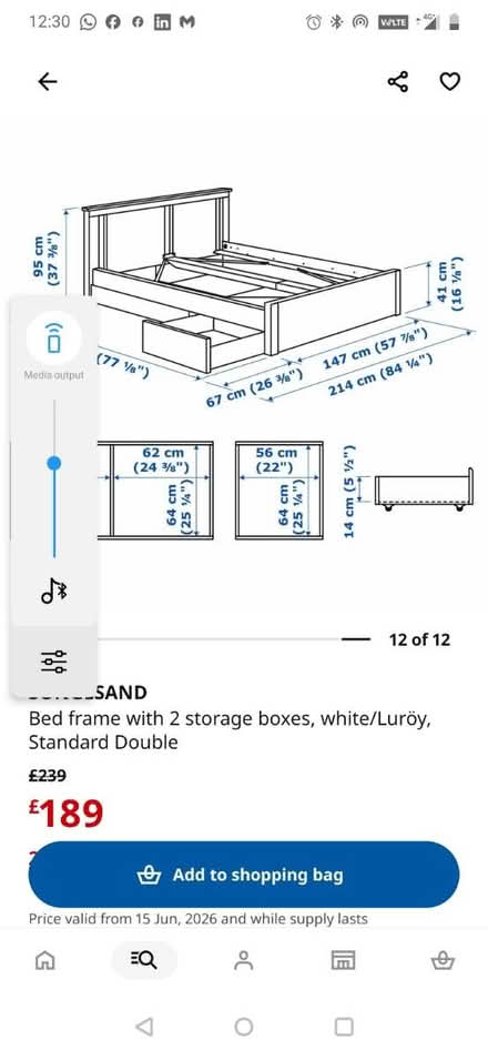 Photo of free IKEA bedframe (Lower clapton E5) #2