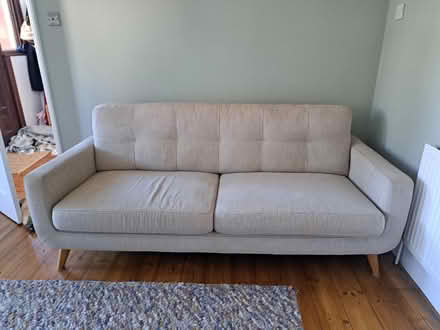 Photo of free Large John Lewis cream sofa (Moulsham CM2) #1