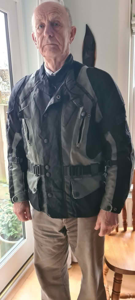 Photo of free IXS Leather motorcycle jacket - medium (North Town SL6) #1