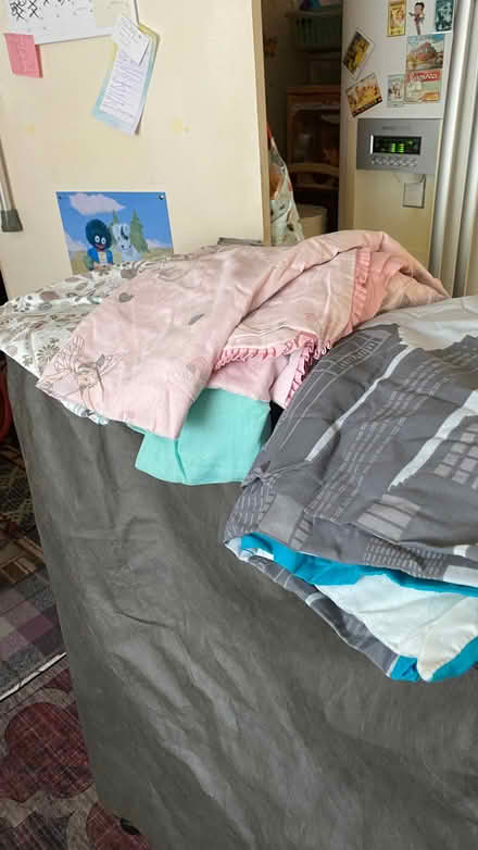 Photo of free Folding bed/winter/summer mattress fire labels (Woodchurch CH49) #1