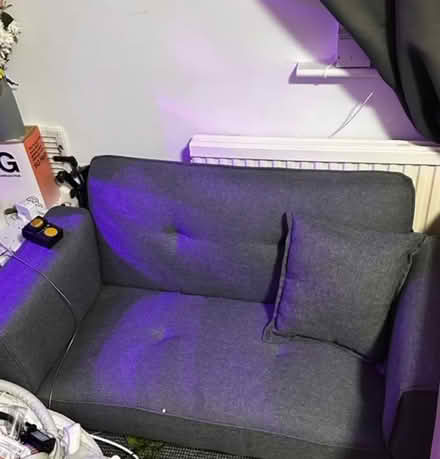 Photo of free Grey sofa (M26 4QA) #1