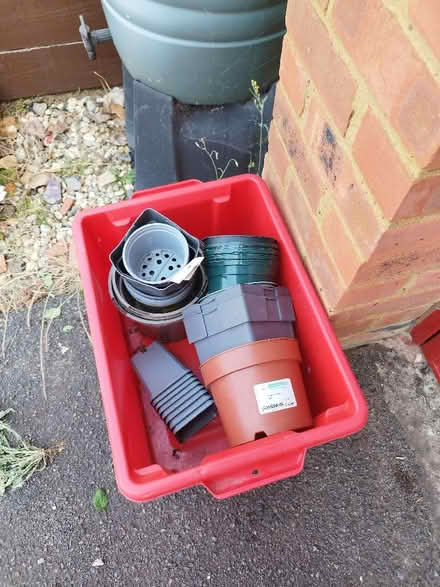 Photo of free Plastic plant pots (Shenley Lodge MK5) #1