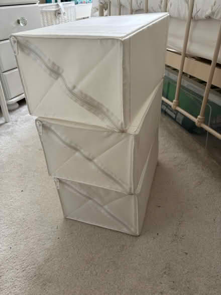 Photo of free Fabric shoe storage boxes (Marston OX3) #2
