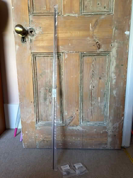 Photo of free Aged brass gallery rail & fixings (E9) #1