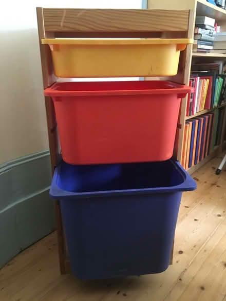 Photo of free Ikea Storage unit, 3 bucket drawers (Leytonstone E11) #2