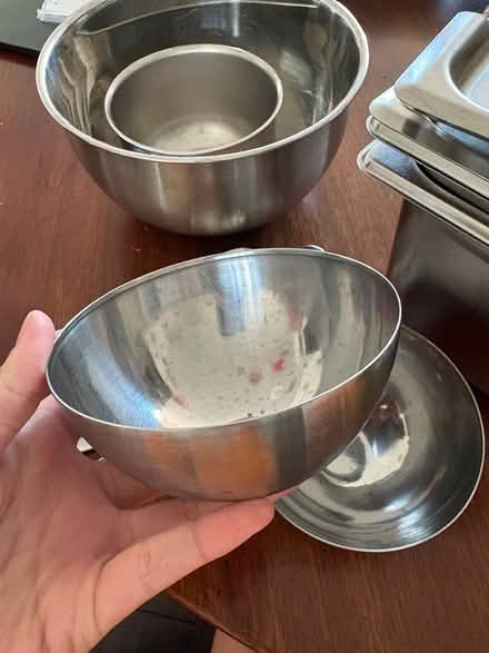 Photo of free Stainless steel kitchen prep bundle (Ballard) #3