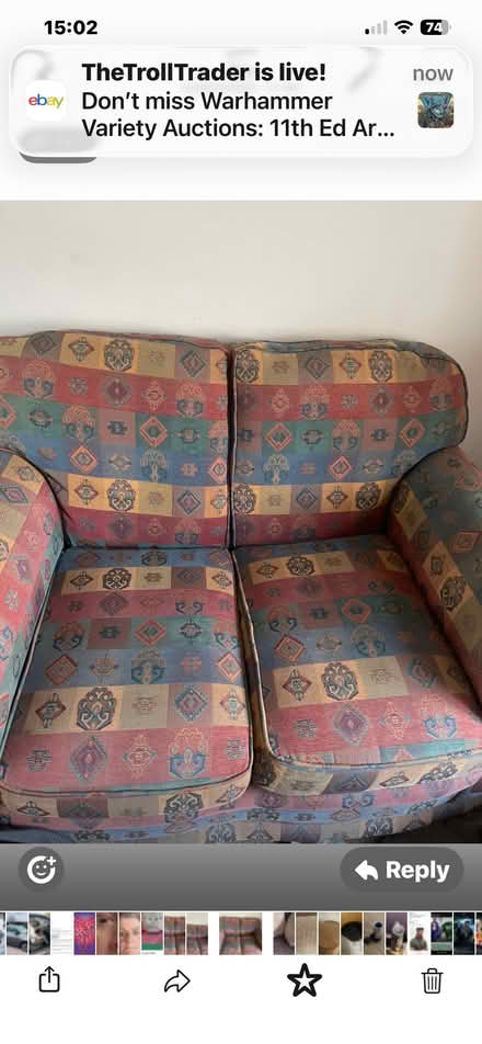 Photo of free Mixed colours sofa (Kenilworth CV8) #2