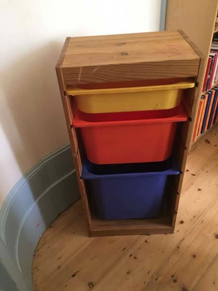 Photo of free Ikea Storage unit, 3 bucket drawers (Leytonstone E11) #3