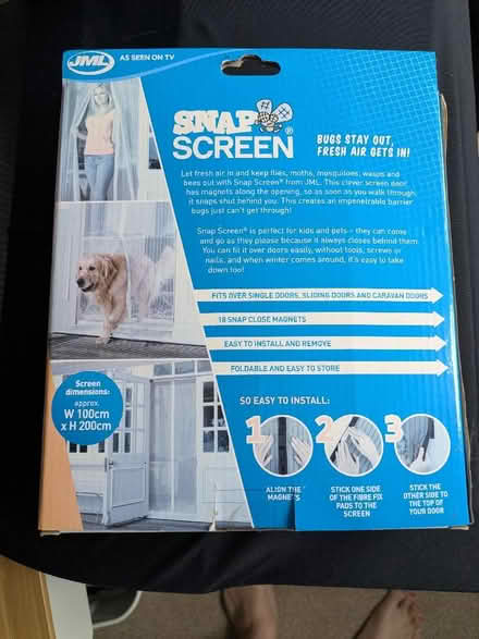 Photo of free White snap screen bug net (Dean Court OX2) #2