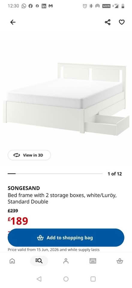 Photo of free IKEA bedframe (Lower clapton E5) #1