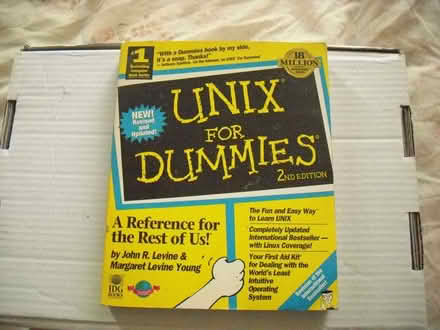 Photo of free Book Unix for Dummies (Grange Court E10) #1