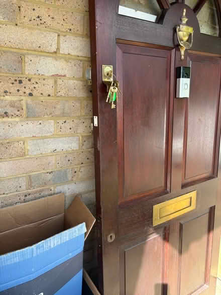 Photo of free Hard wood front door (TN30 6EH) #2