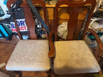 Photo of free 4 dining chairs 1carver (Oldland Common BS30) #1