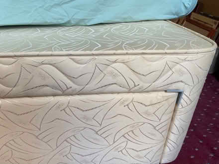 Photo of free King-size Divan base 60” wide (2 sections) (Carlisle CA1) #2