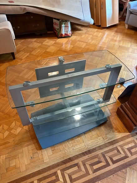 Photo of free Glass television stand (Park Slope) #2