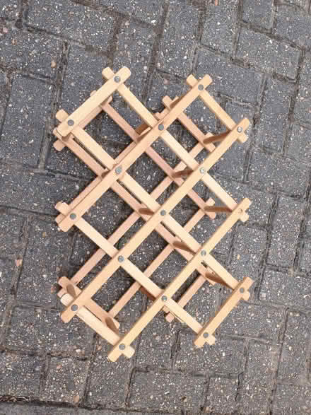 Photo of free Foldable wine rack (West Ewell (KT19)) #1