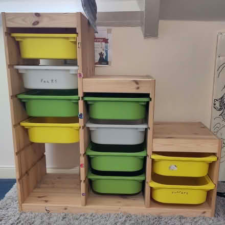 Photo of free Stepped storage unit and plastic drawers (Jesmond NE2) #1
