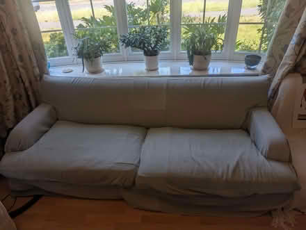 Photo of free Light blue sofa (Greenstead CO4) #1