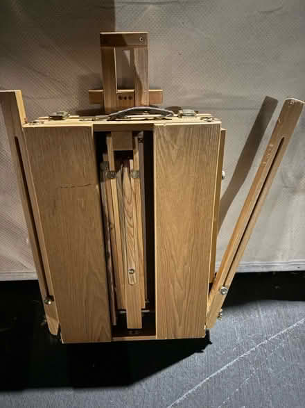 Photo of free Portable wooden folding easel (1075 Valencia Avenue) #1