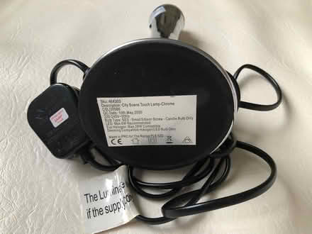 Photo of free Table lamp base (Caernarfon) #3