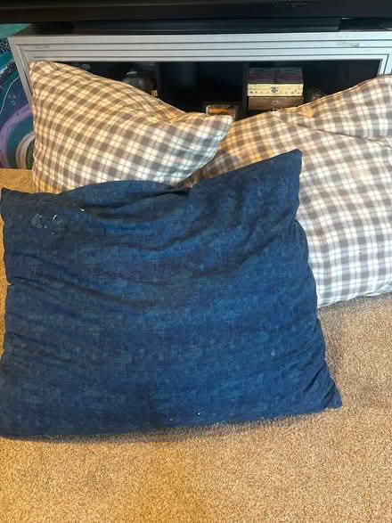 Photo of free 3 huge floor pillows (Gray Summit) #2