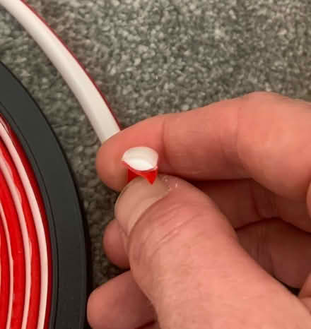 Photo of free self-adhesive caulking trim strip (Burpham/Merrow GU1 1) #2
