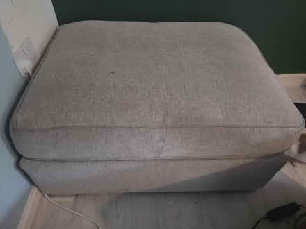 Photo of free Grey Footstool/Seat (Allerton BD15) #1