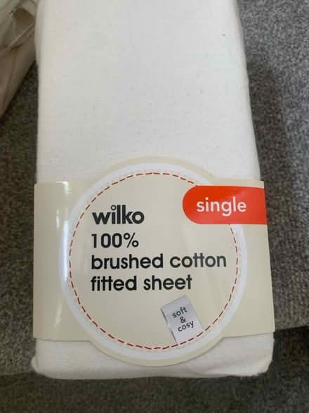 Photo of free Fitted sheet-brushed cotton (Burpham/Merrow GU1 1) #1