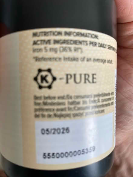 Photo of free Iron tablets 2 x 90 (Croydon) #4