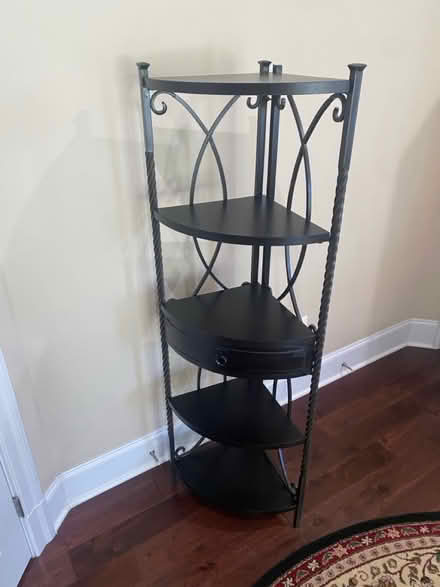 Photo of free Wrought Iron Corner Shelf (Crownsville, MD) #2