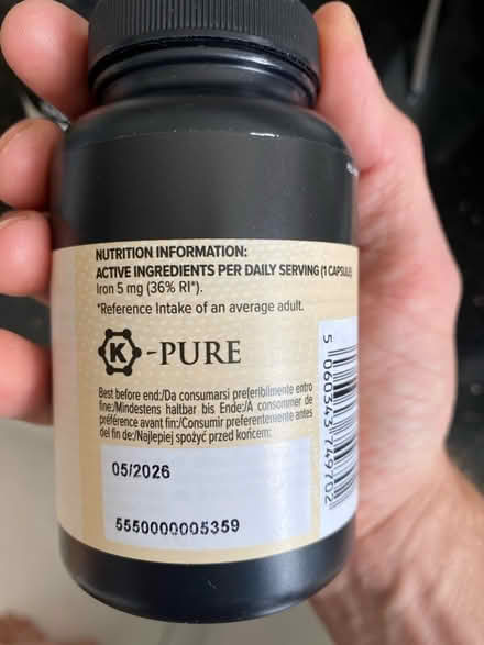 Photo of free Iron tablets 2 x 90 (Croydon) #2