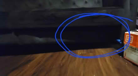 Photo of free Black velvet futon (Aurora Highlands) #2
