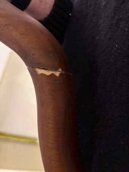 Photo of free Brown mango wood wavy mirror (Highbury N5 2XB) #4